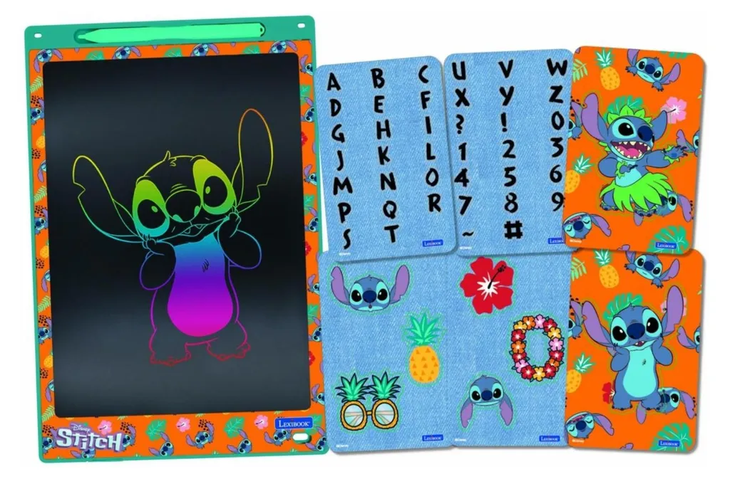 Tablette de Dessin Stitch Écran Multicolore et Stylet Haute Précision