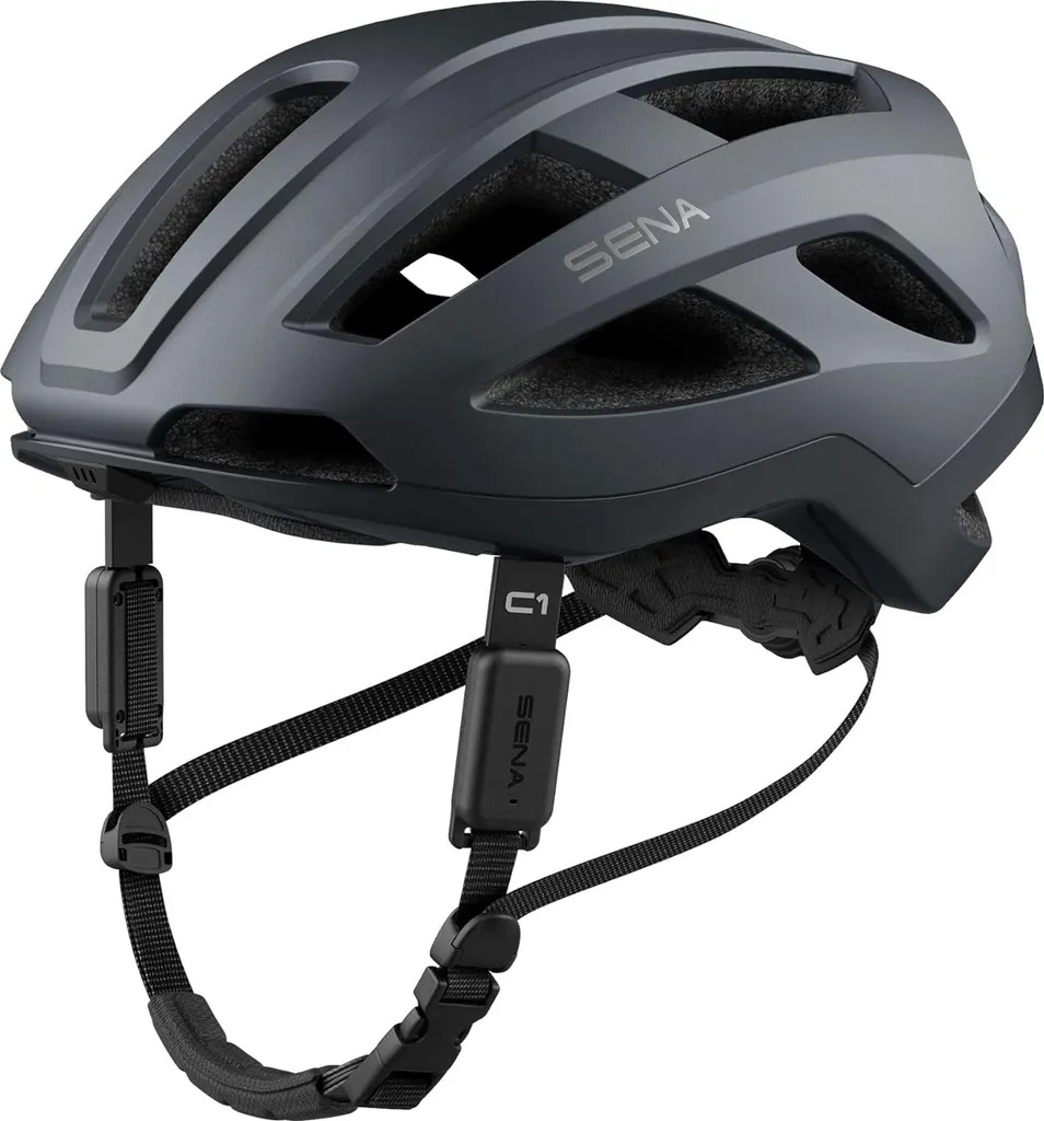 Casque connecté Sena C1 Gris mat Taille M (020) Bluetooth pour Vélo