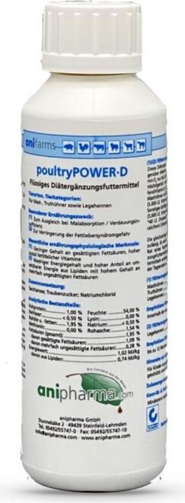 poultryPOWER-D 200 ml (Vitamin D für Vögel)