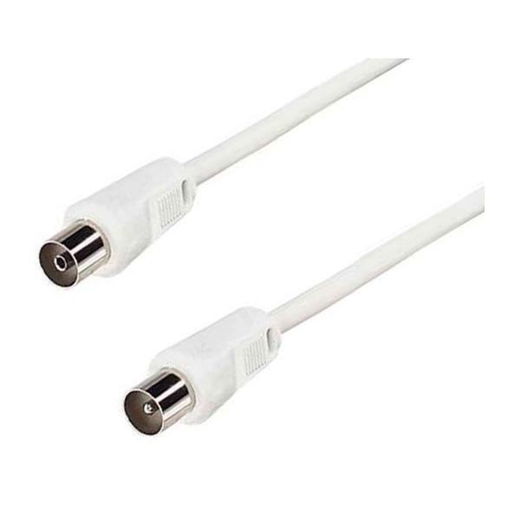 e+p HFT 3, 3,5 m, coax plug, coax jack, Weiß