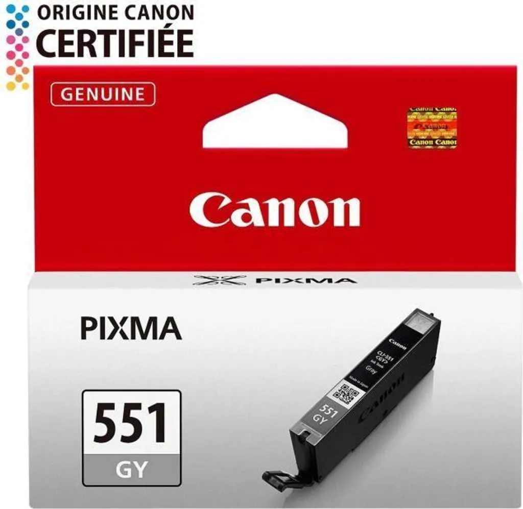 Cartuccia Originale Canon CLI-551GY Grigia - Inchiostro 6512B001 per MG5450