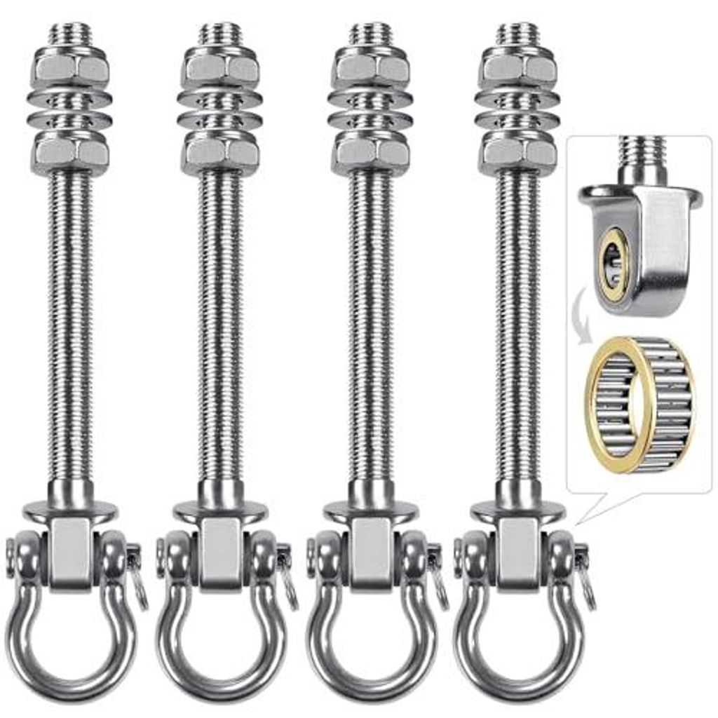 BeneLabel 4er Schaukelhaken Lager, 225mm Hängematte Produktbild 