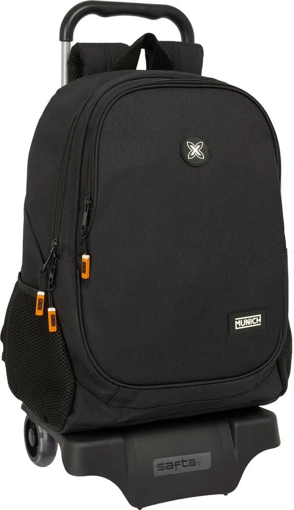 Cartable à roulettes Munich Lagoon Noir anti-fatigue et ultra résistant