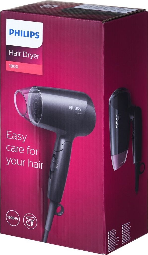 Sèche-cheveux Philips Essential Care BHC010/00 1200 W Noir Image du produit 