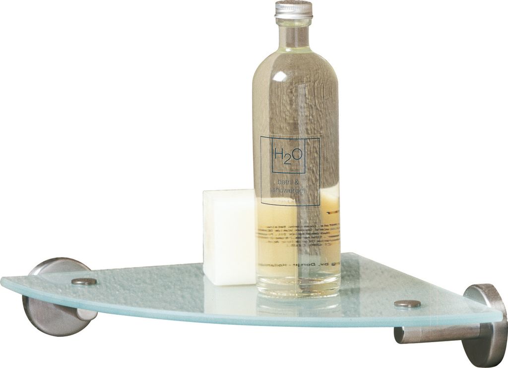 Tiger Boston Eckablage Edelstahl gebürstet, 308230946 Produktbild 
