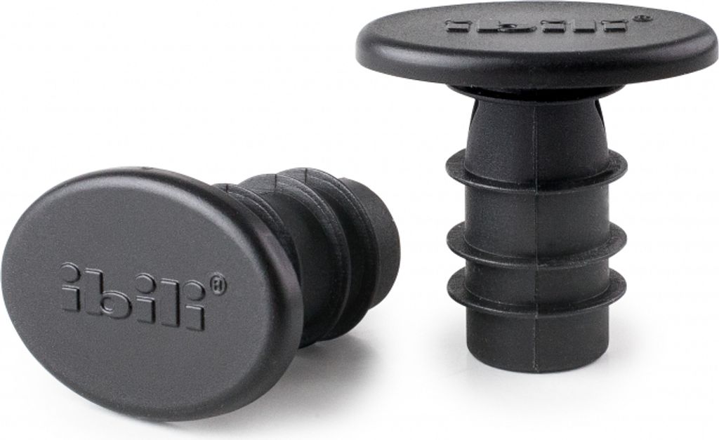 Set mit 2 Ibili--Flaschenverschlüssen, Kunststoff, schwarz
