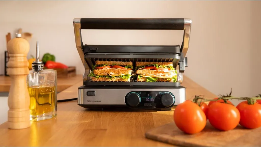 Fini les Aliments Attachés avec le Gril Cecotec 03099 Inox Rectangulaire - 8