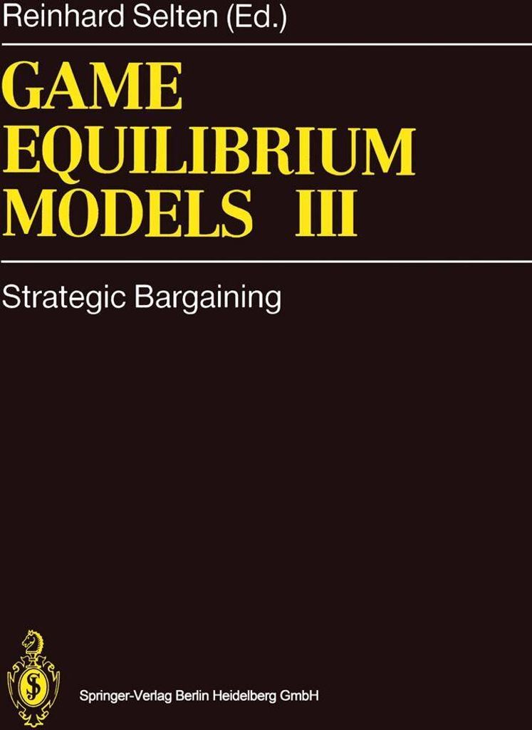 Game Equilibrium Models III