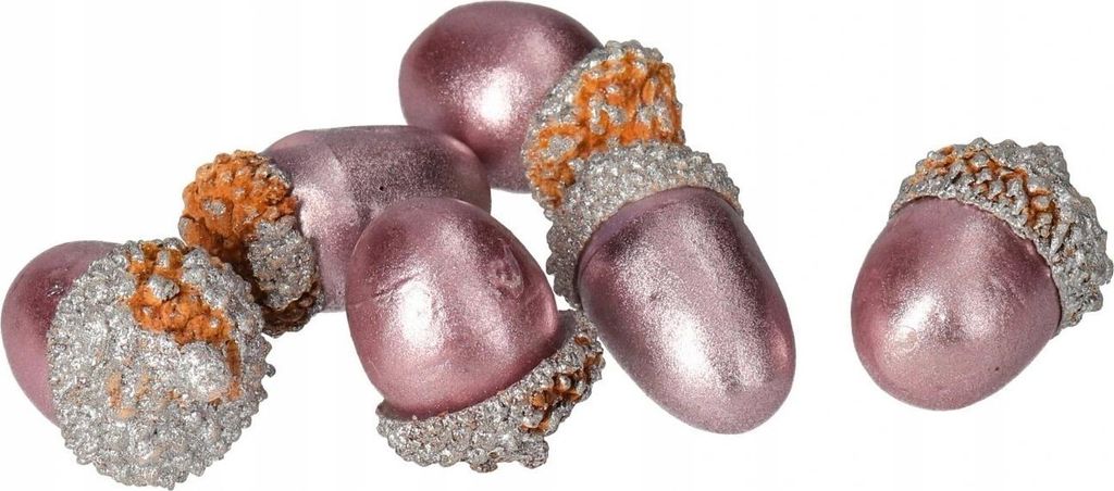 Dekorative Eichel 6 Stk Weihnachtsdekoration