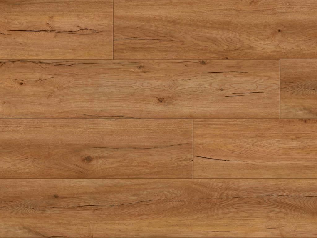 BASICfloor | 2,922 m² | Whiskey 6mm Klickvinyl Bodenbelag Eiche Landhausdiele, Wasserdicht, Trittschalldaemmend, Fussbodenheizungsgeeignet, 10 Jae...