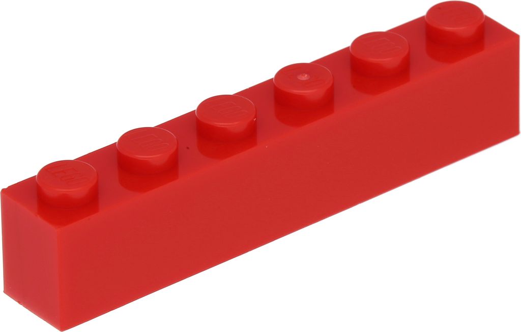Lego 50 Stück 3009 Stein Brick 1x6 Part Basic Steine 50 Rot