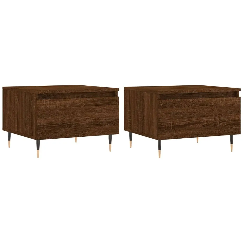 Tavolini SYFAX™ Rovere Marrone 50x46x35 - Rinnova il Look del Living