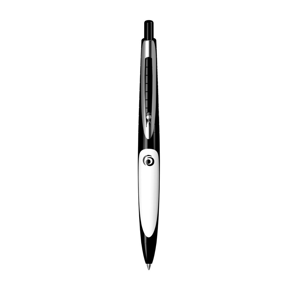 Kugelschreiber my.pen schwarz/weiß Produktbild 
