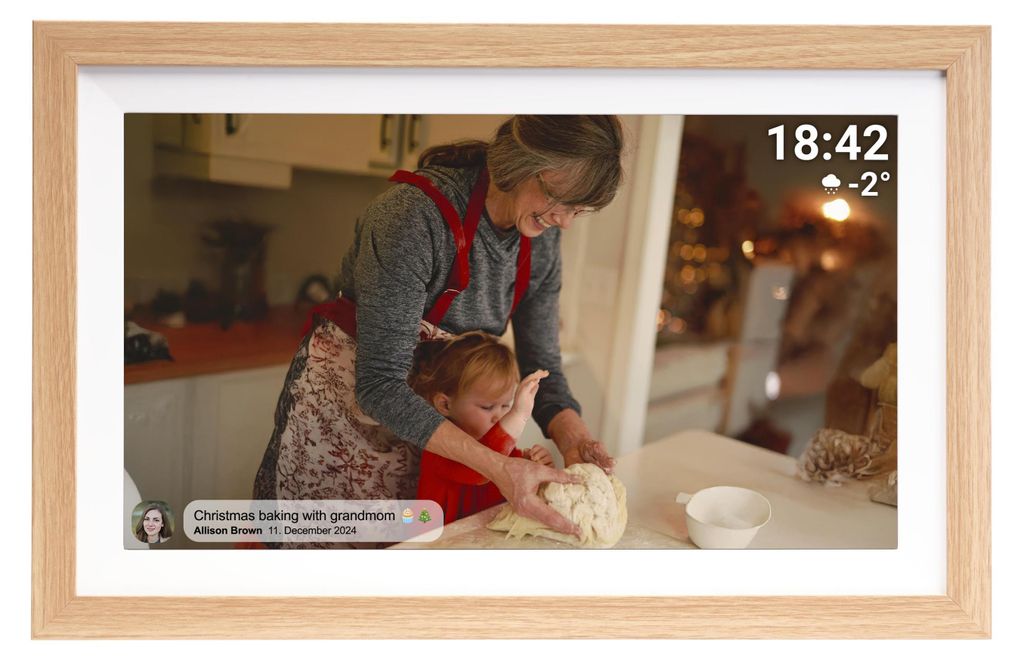 Denver PFF-1505LW 15,6″ Frameo WLAN Bilderrahmen mit IPS & Produktbild 