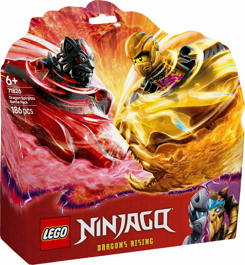 LEGO NINJAGO Draken-Spinjitzu Battle Pack met 2 minifiguren Productafbeelding 
