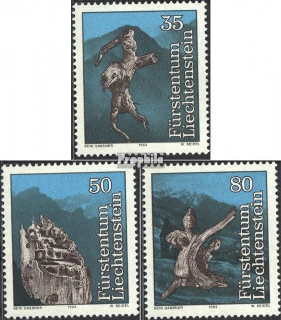 Briefmarken Liechtenstein 1984 Mi 843-845 (kompl.Ausg.) Produktbild 
