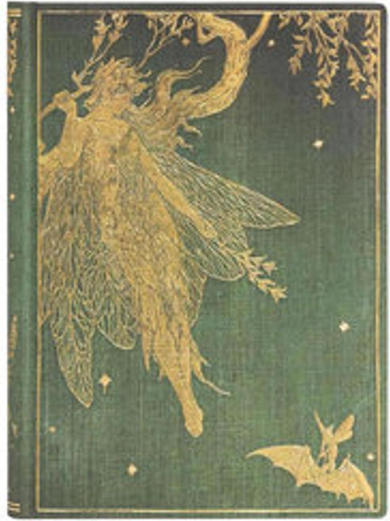Hardcover Notizbuch Olive Fairy Midi Unliniert