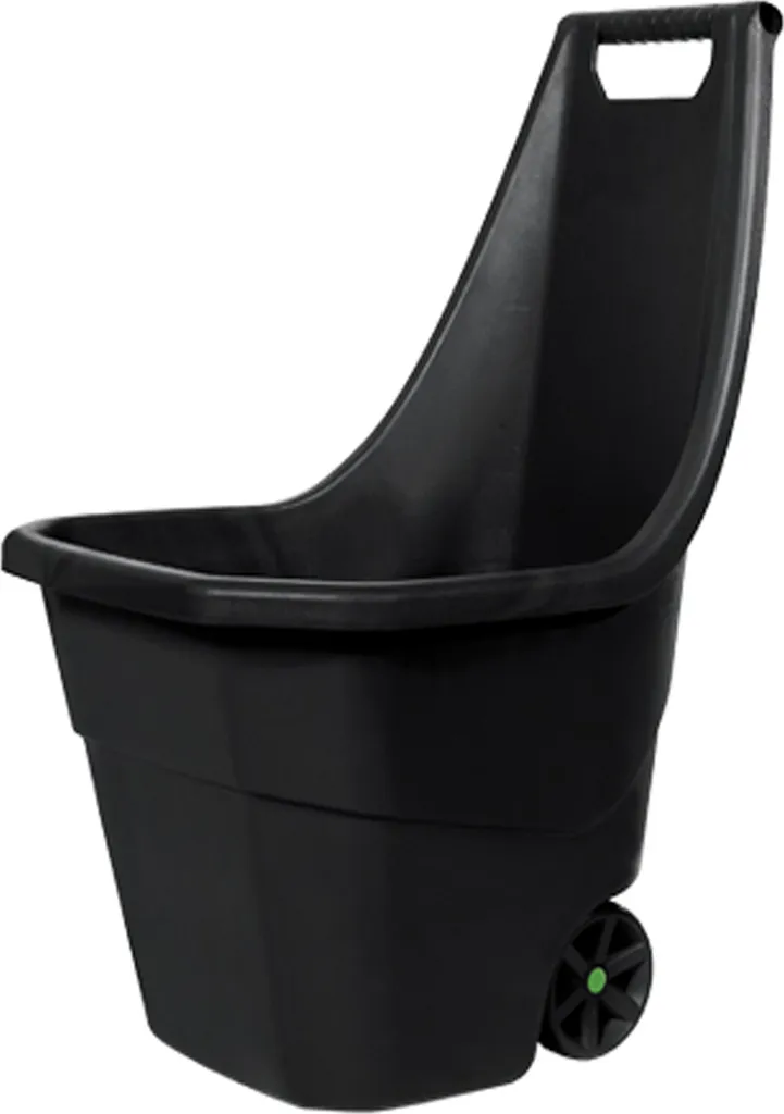 Chariot de transport jardin 55L idéal pour feuilles et terreau LOAD & GO