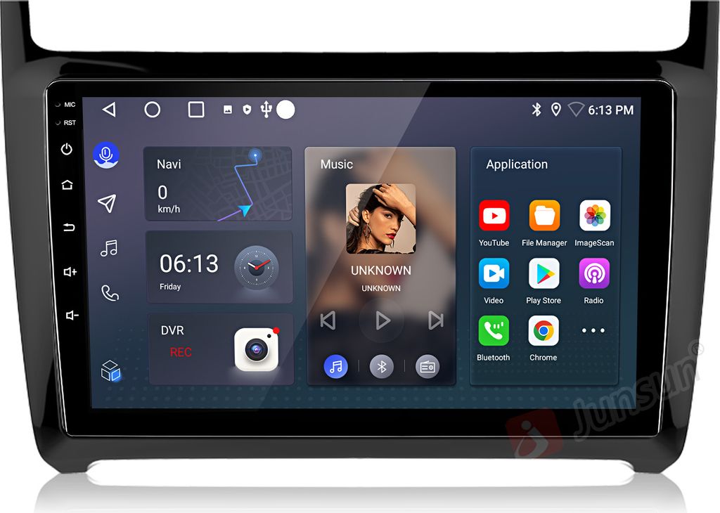 Autoradio 6+128G da 9" con CarPlay e Android 15 per VW Polo Immagine del prodotto 
