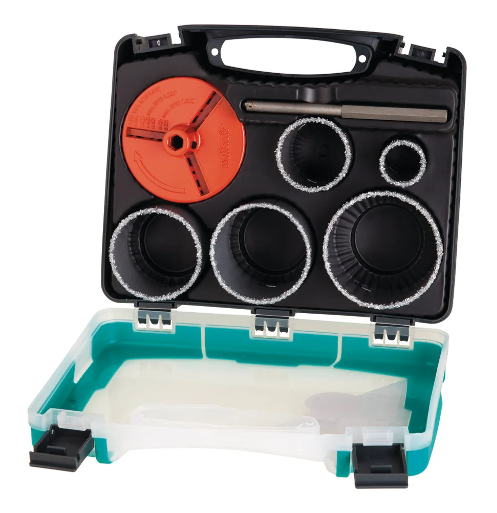 Percer la brique sans effort avec le coffret trépans Wolfcraft complet - 8