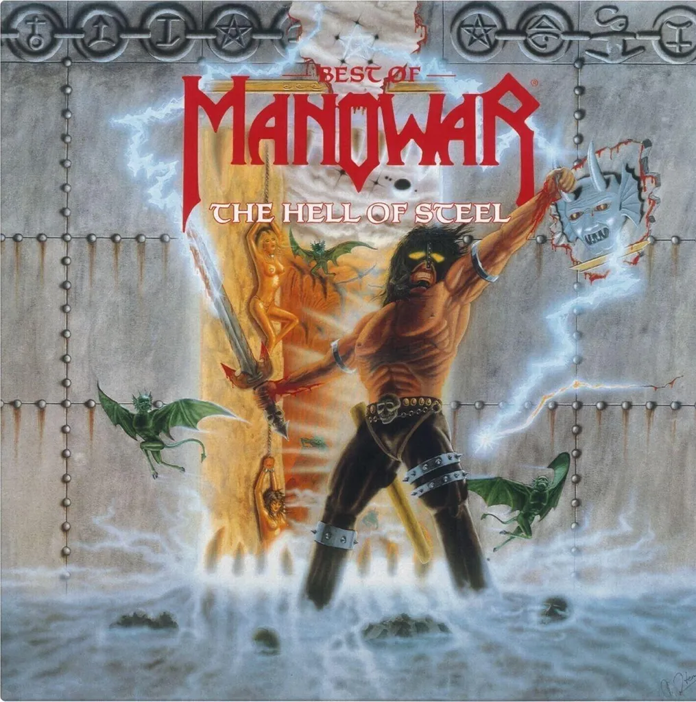 Manowar L'enfer de l'acier Vinyle 180g : Le Meilleur du Son sans Distorsion