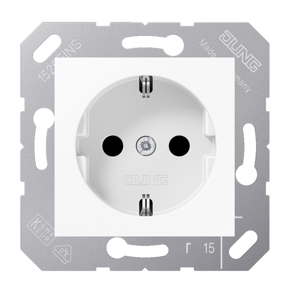 JG SCHUKO Steckd.f.Klappd. CD5120BFWW weiss