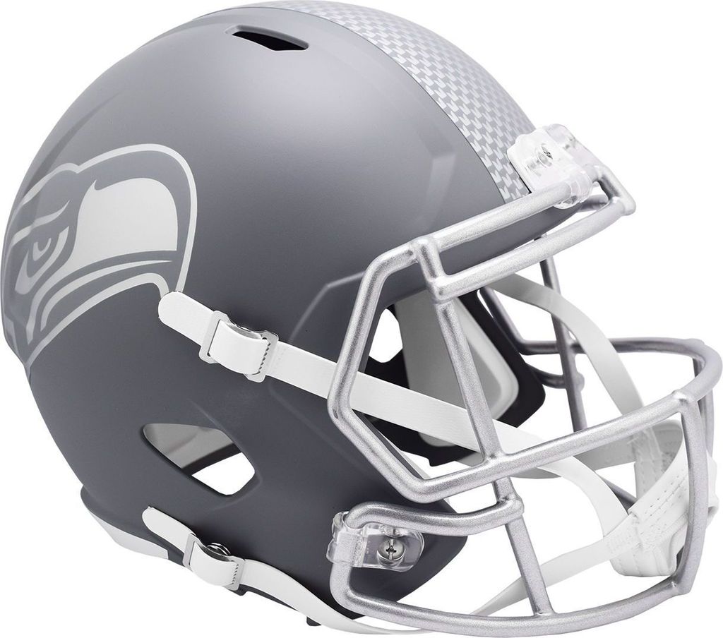 Riddell Speed Replica Football Helm SLATE Seattle Seahawks