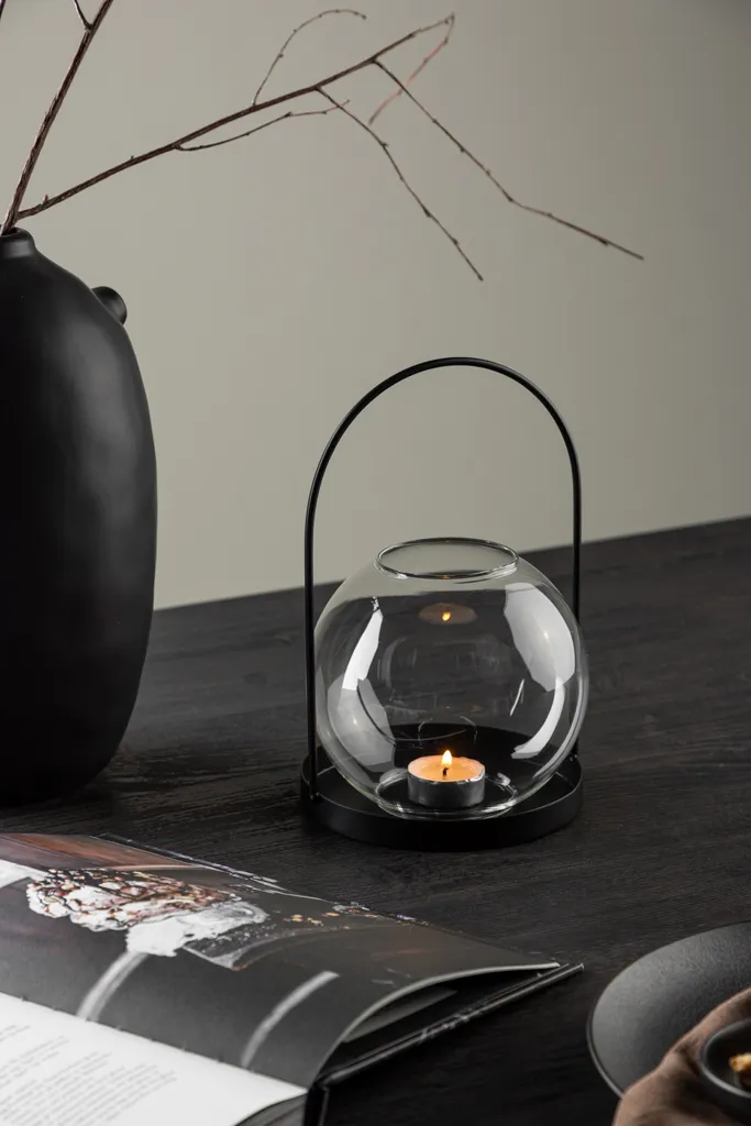 Venture Design, portacandele, Flora, nero - 7