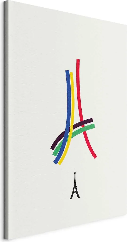 Quadro Parigi Torre Eiffel 80x120 - Arte Astratta per Pareti Moderne