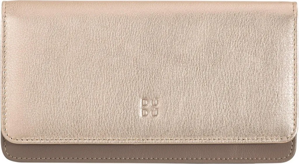 Portefeuille DuDu 696116225 avec Multiples Rangements en Cuir Italien