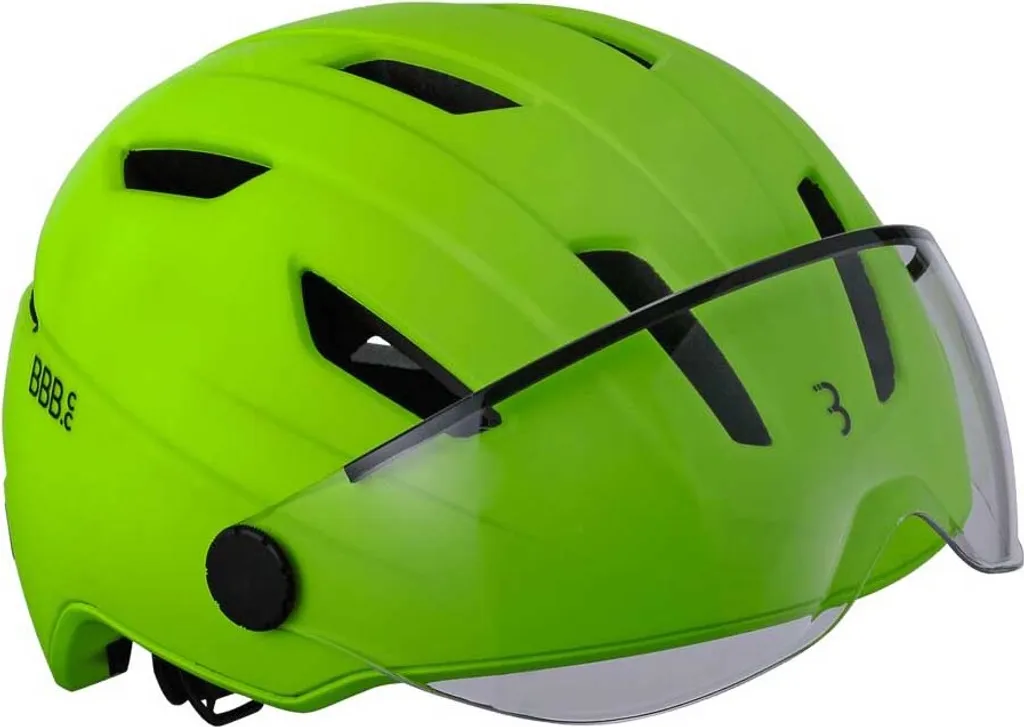 Casque de cyclisme avec visière BBB Move Face Shield jaune néon M - 7