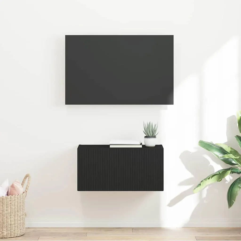 Maison Exclusive - Mobile TV nero 60 x 31 x 29,5 cm Materiale ligneo