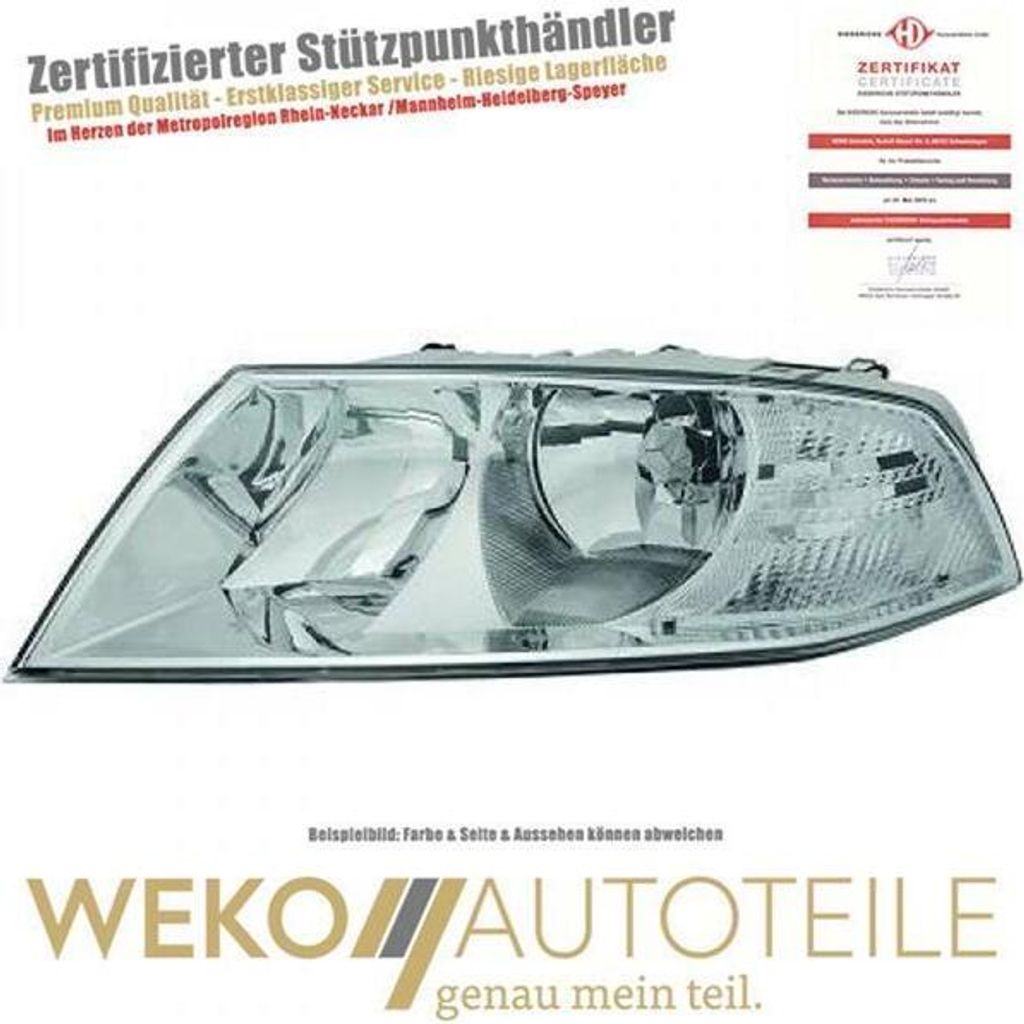 Diederichs Scheinwerfer re. Octavia, 04-08