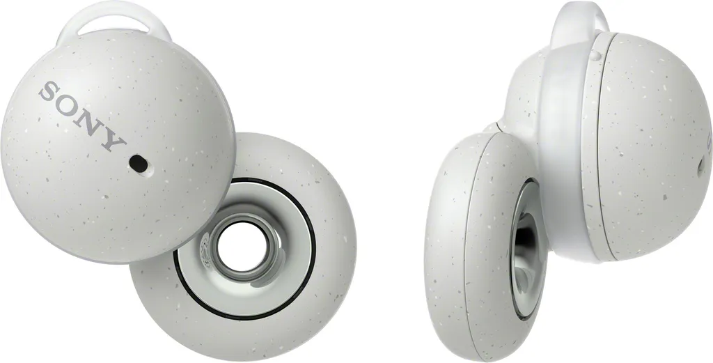 Écouteurs Open-Ear Sony LinkBuds WF-L900 Blancs avec Anneau Ouvert