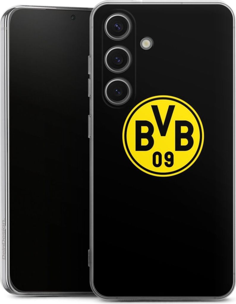 DeinDesign Handyhülle für Samsung Galaxy S25 Silikon Hülle Case Smartphone Schutzhülle BVB Borussia Dortmund Logo