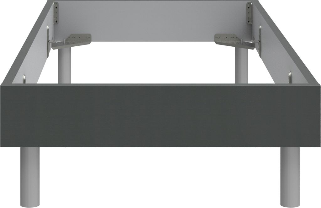 Bettgestell "Easy Beds" in graphit. Abmessungen (BxHxT) 99x46x210 cm