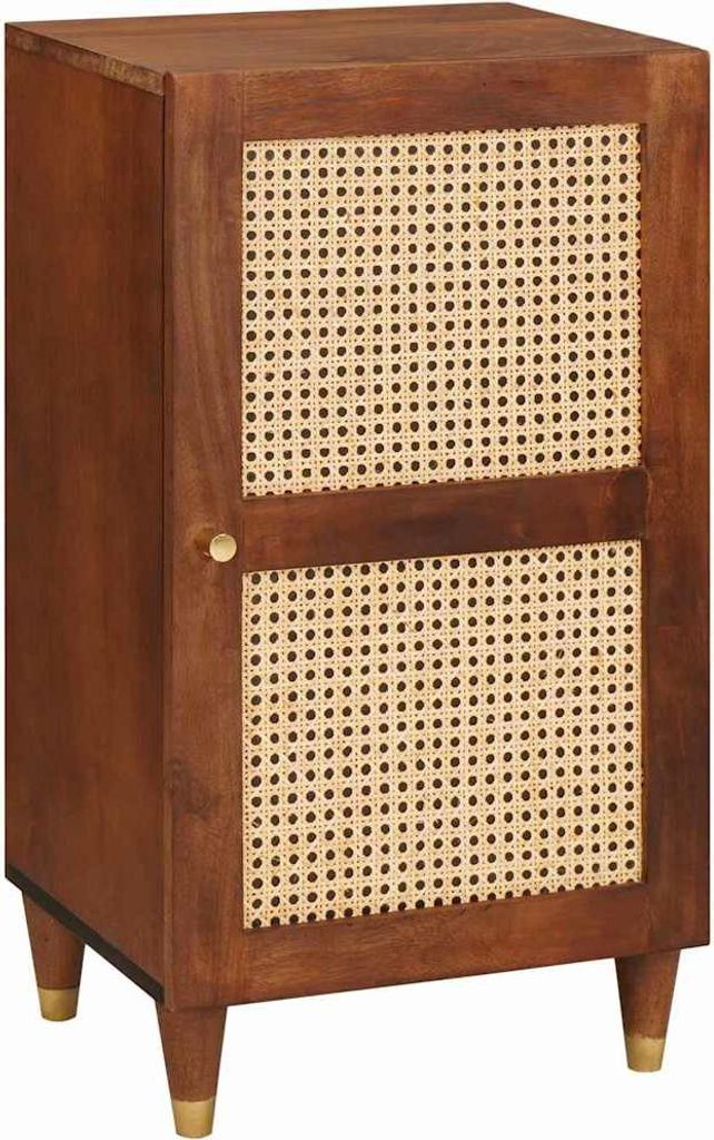 Medienlagerungsschränke & Regale mit Regal mit Speicher mit Tür Braun, CD- & DVD-Regale Design Möbel Neu