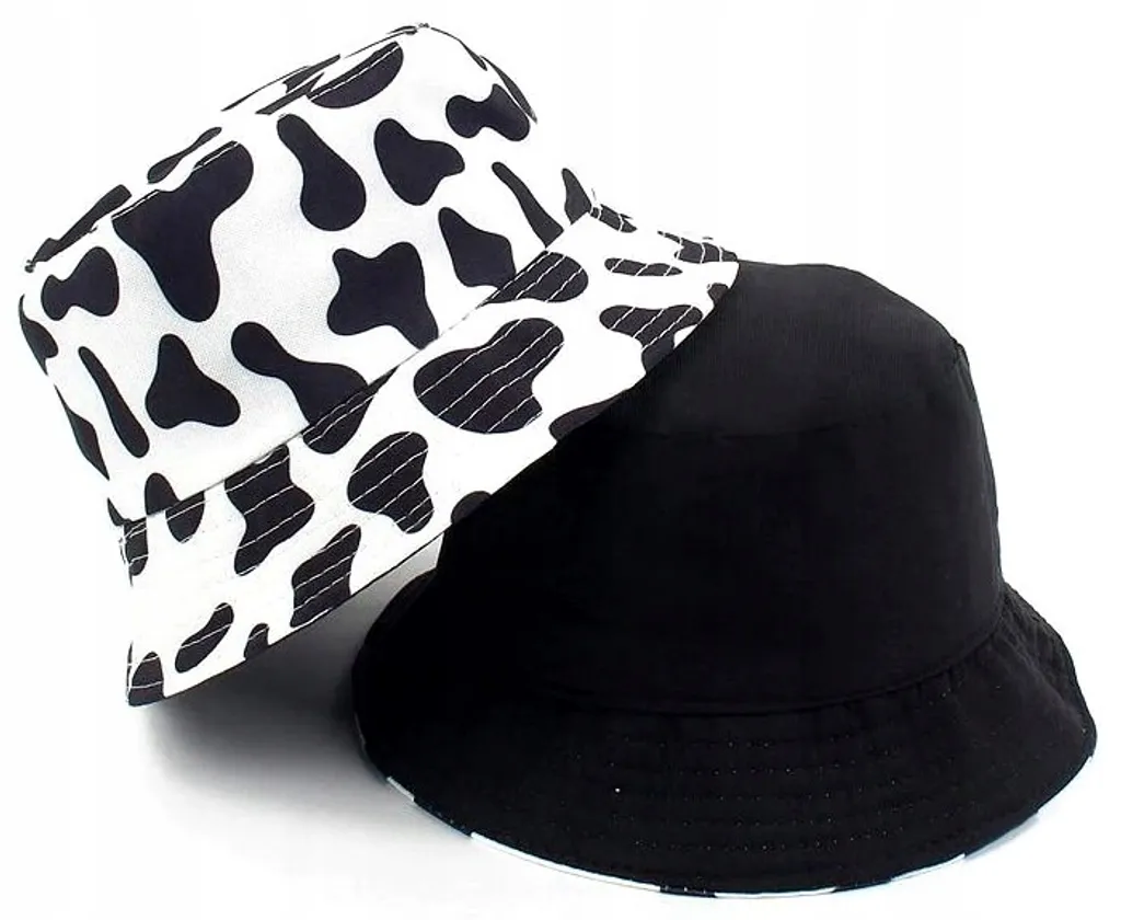Offerta Cappello da Pescatore Double Face - Cotone Bianco Nero