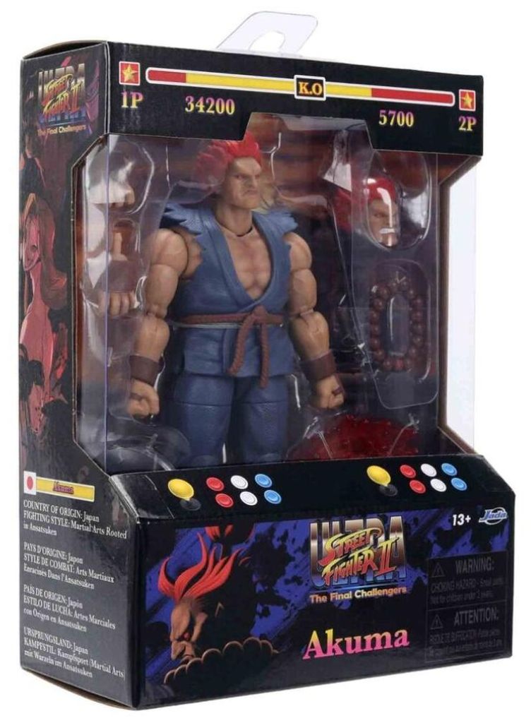 Jadatoys 9336717314R00 - Street Fighter II Akuma 6.2 inch Productafbeelding 