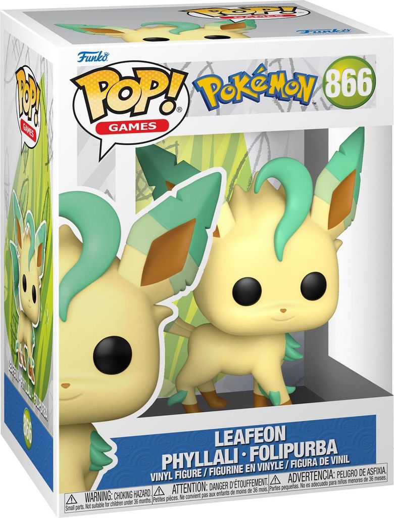 Funko Figurka POP Spiele: Pokemon - Leafeon Produktbild 