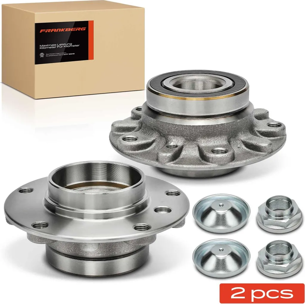 2x Roulement de Roue Avant Frankberg pour BMW Série 7 E38 1994-2001
