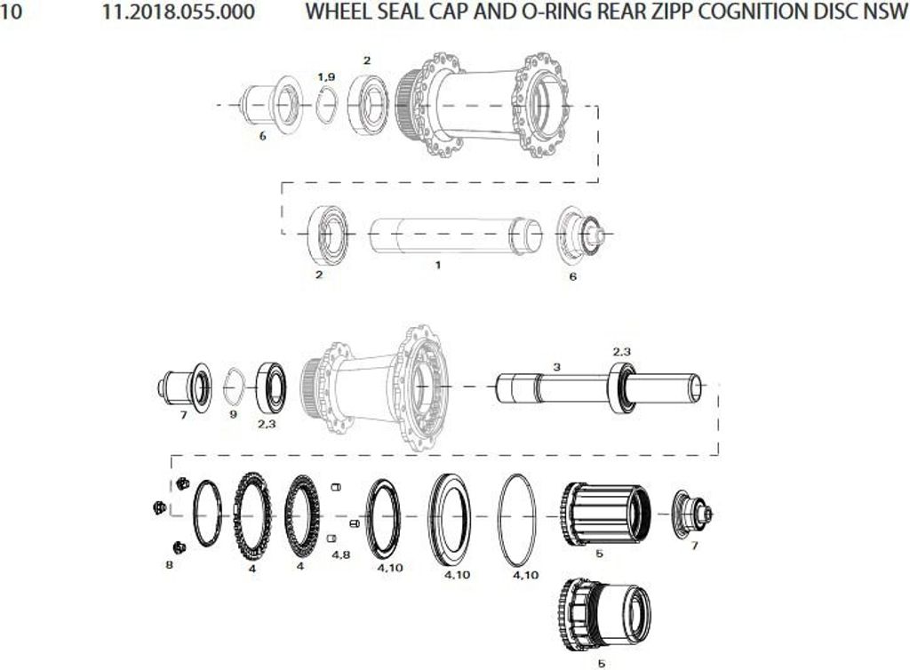 Sram Cognition Disc Nsw Dichtring One Size