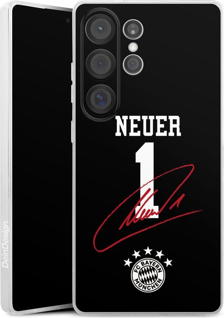 DeinDesign Handyhülle für Samsung Galaxy S25 Ultra Silikon Hülle Case Smartphone Schutzhülle FC Bayern München FCB Manuel Neuer