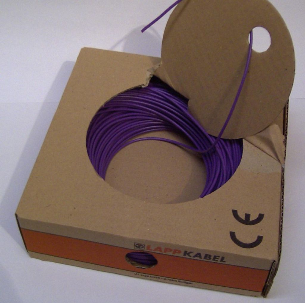 LAPP 4510071 Litze H05V-K 1 x 0.50 mm² Violett 100 m (4510071)