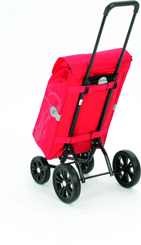 ANDERSEN Einkaufstrolley Shopper Fun Malit Rot - 45 Liter Fassungsvermögen