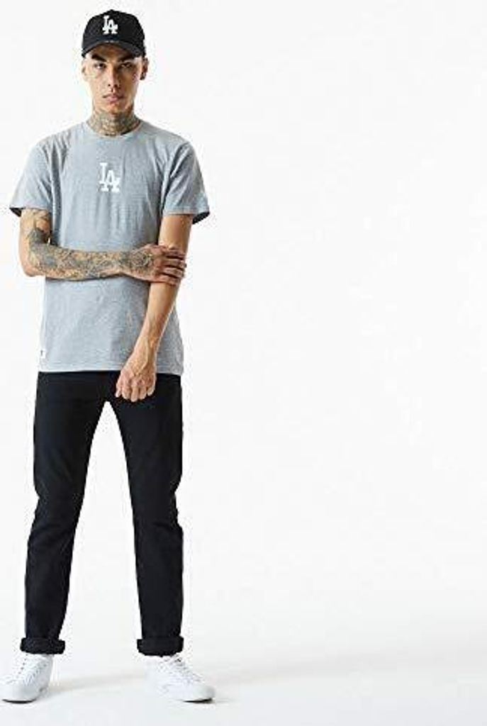 New Era MLB Baseball Bat Los Angeles Dodgers T-Shirt Herren - XL