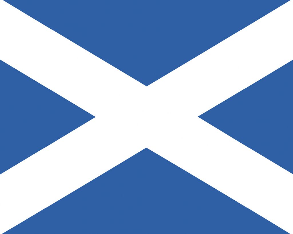 Flaggen Der Welt Kunstdruck Bild - Schottland (40 x 50 cm)