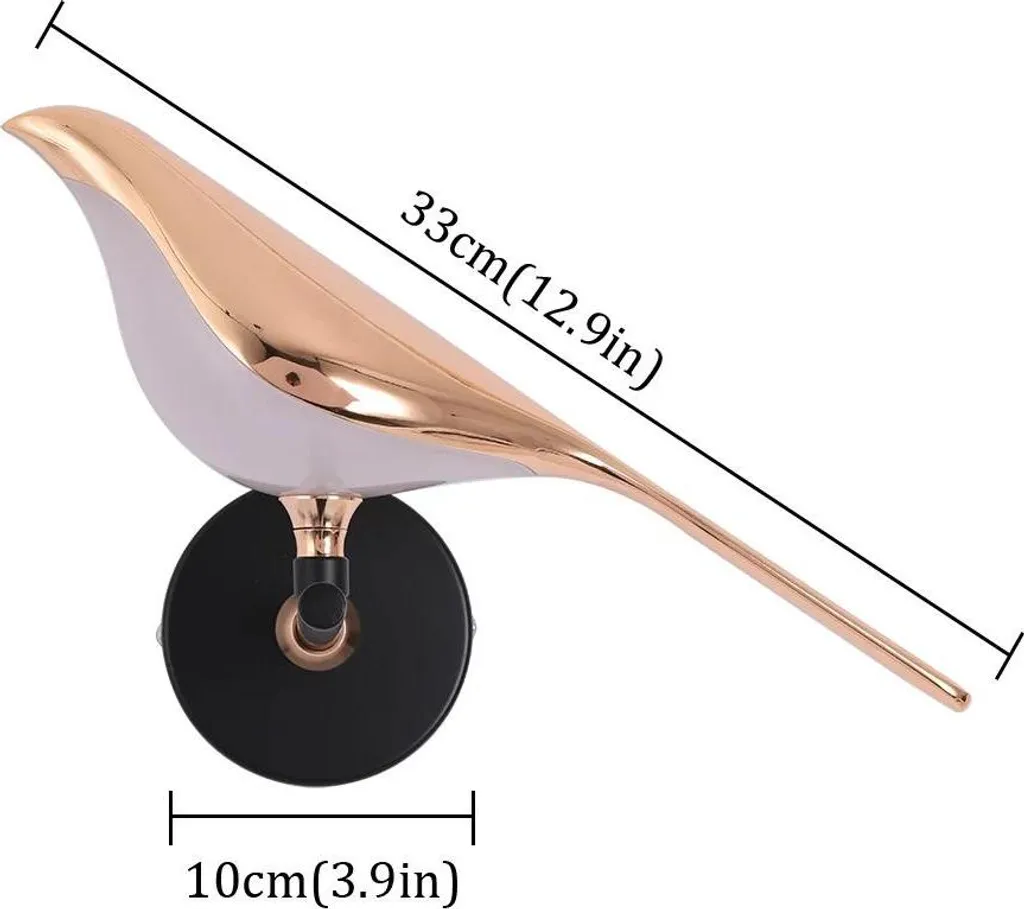 Applique Vogel Design Uccellino LED: 3 Colori per la Tua Casa