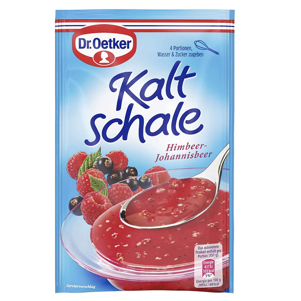 Coquille froide framboise groseille Dr. Oetker en poudre Image du produit 