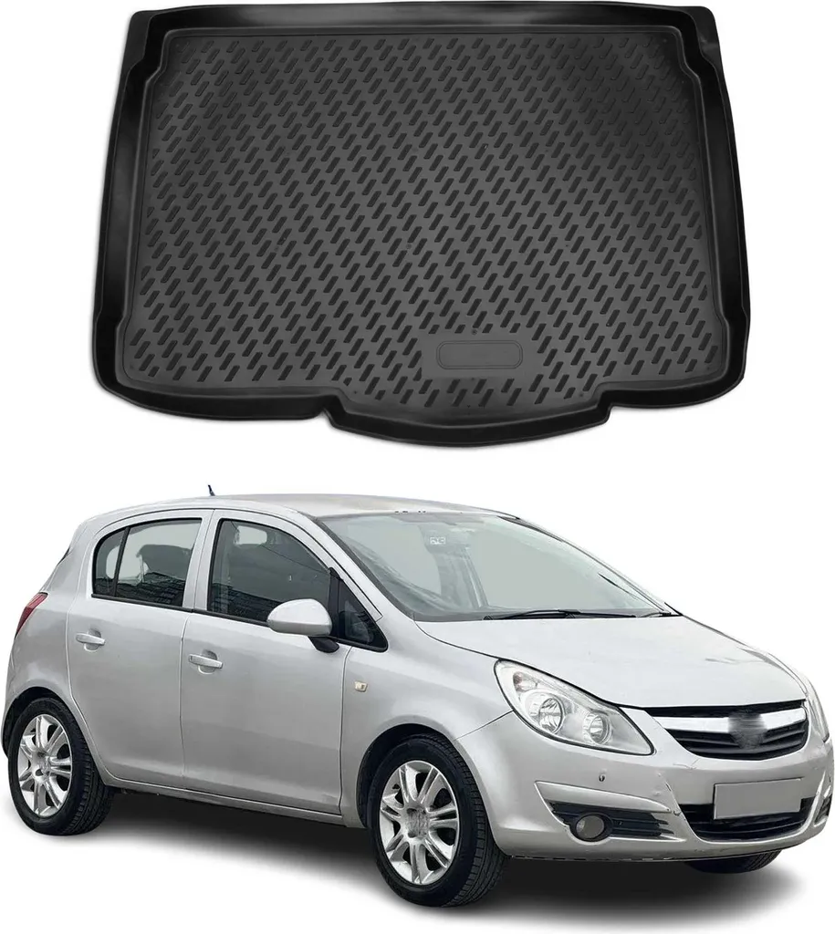 Tappetino Bagagliaio Sicuro Opel Corsa D 2006-2014 | Gomma Atossica